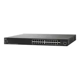 Cisco Small Business SG350X-24P - Commutateur - Géré - 24 x 10 - 100 - 1000 (PoE+) + 2 x combo 1... (SG350X-24P-K9UK-RF)_1